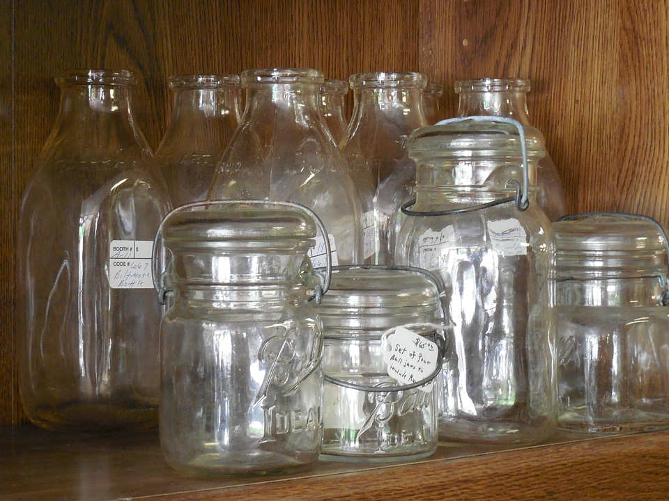 Homemade food canned
