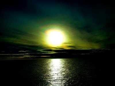 55 Sonnenuntergang auf dem Meer photo