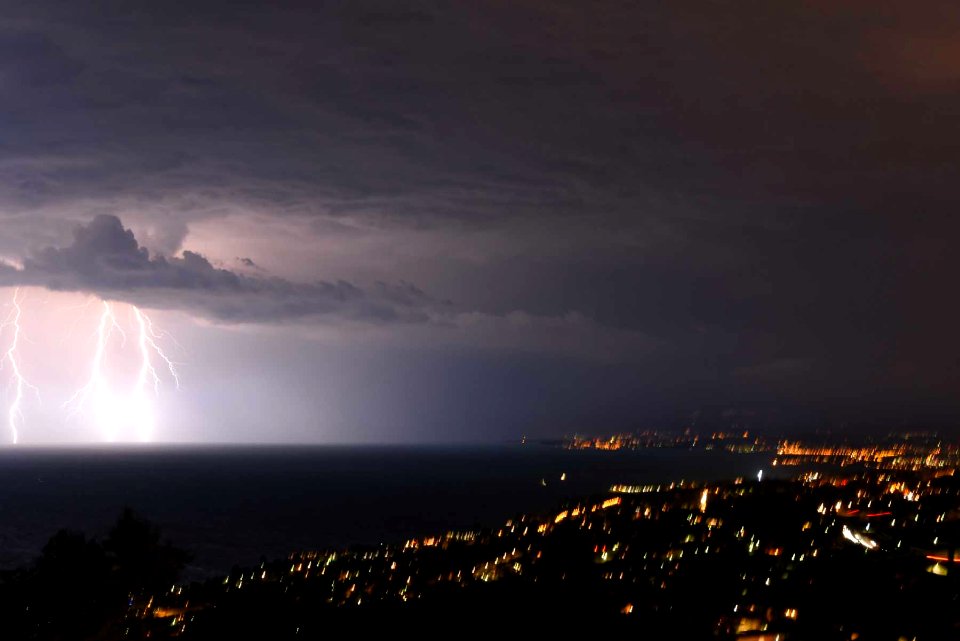Storm over the Lac Léman