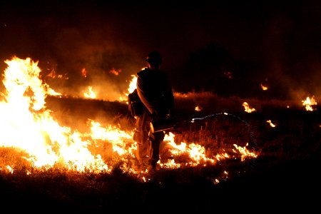 Prescribed fire on the Agua Fria National Monument
