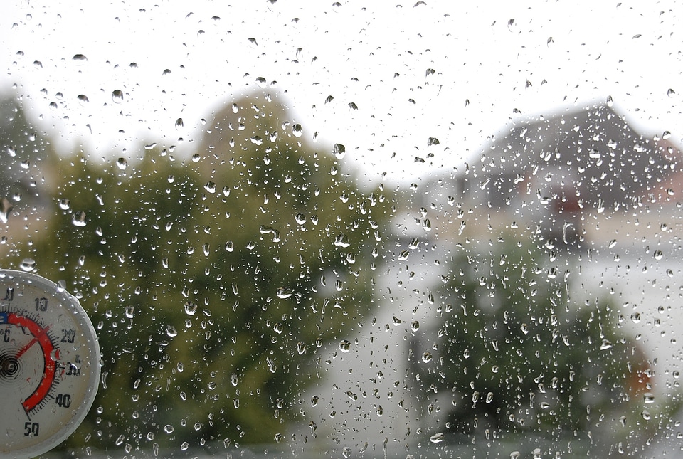Raindrop rainy summer drop-running