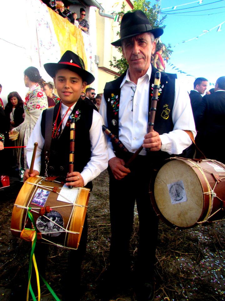 Acehúche. Las Carantoñas de San Sebastián. Tamborileros