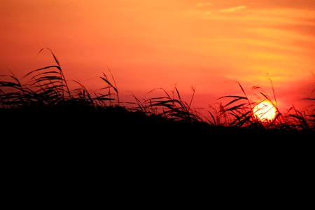 Sunset on the way to Bursa photo