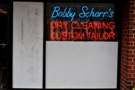 Neon sign cleaners