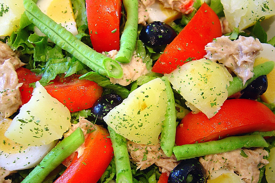 Colors potato olives
