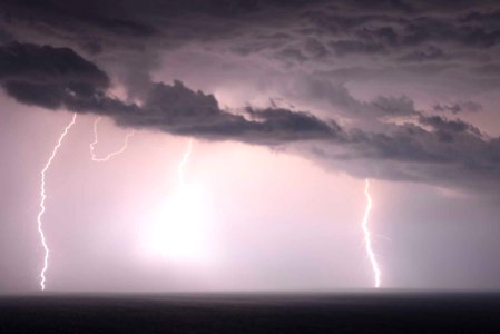 Storm over the Lac Léman