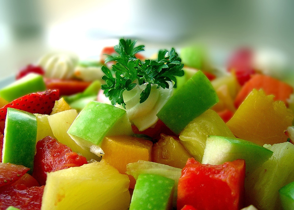 Salad healthy food green