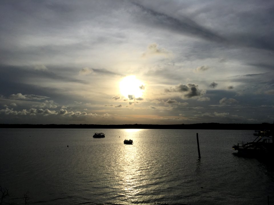 Sunset in Jacaré, João Pessoa, Brazil