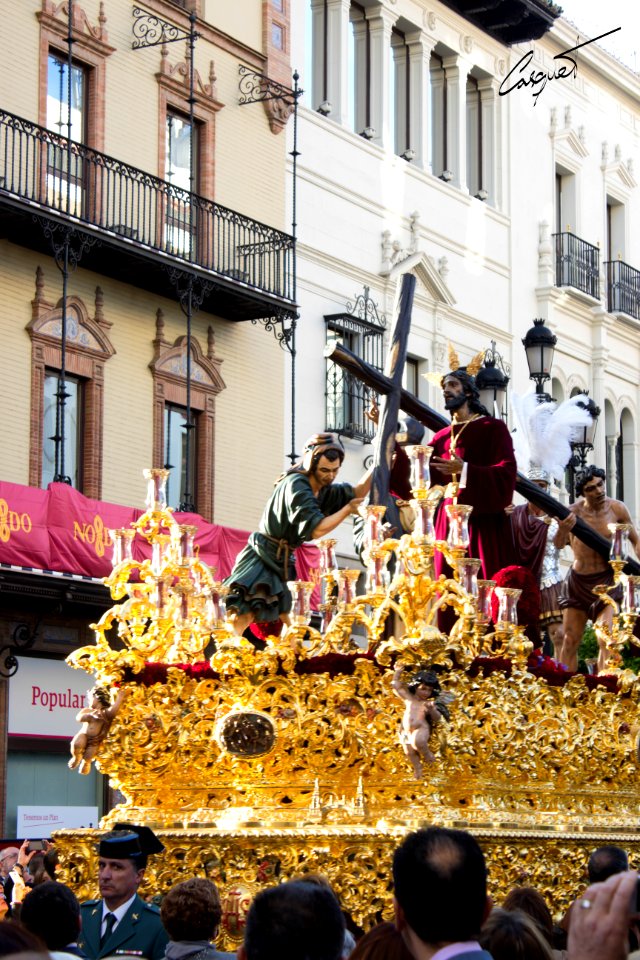 Ntro. Padre Jesús de la Victoria. Hermandad de la Paz. Domingo de Ramos 2016. Sevilla