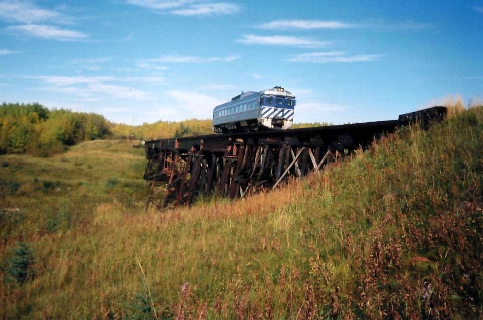 WCRA - BC Rail tour - Blueberry River.