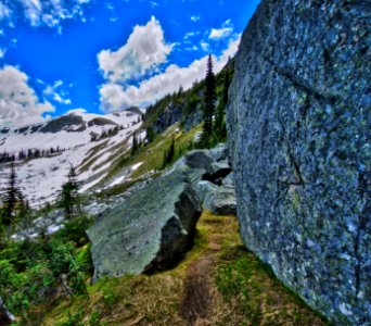 Blackcomb Mtn Rocks, BC Canada photo