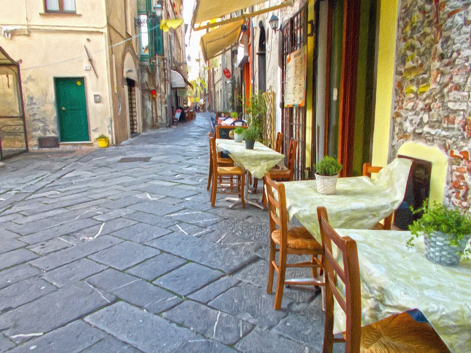 Restaurant ristorantino tables