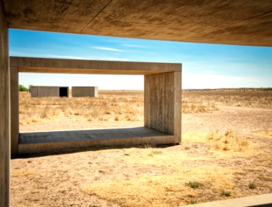 15 untitled works in concrete, 1980-1984, Marfa TX photo