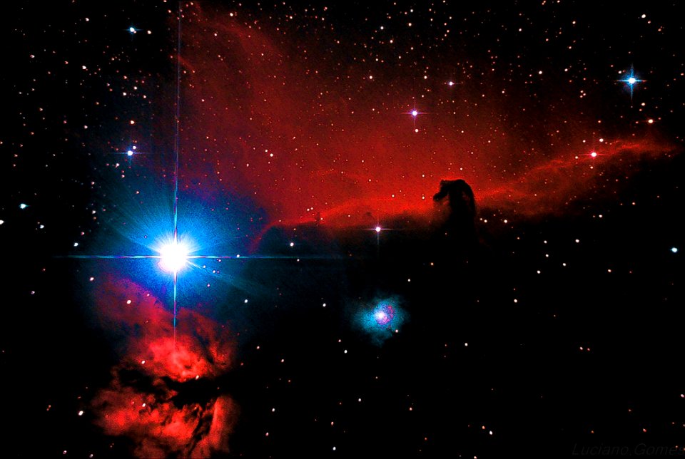 nebulosa cabeça de cavalo