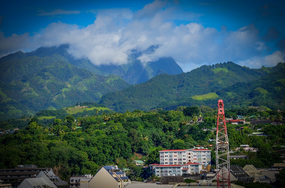 French polynesia south pacific tropical photo