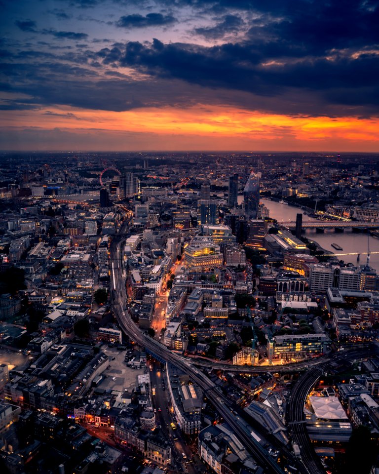 London. Photo taken from The Shard photo