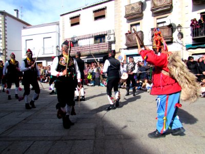 Montehermoso. Los Negritos de San Blas en la Plaza