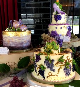 Wedding Shower Cake, Napa Valley Theme