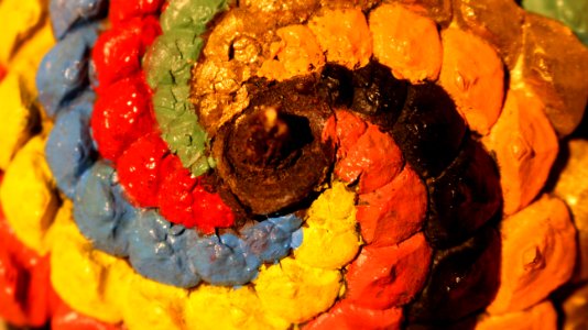 Colourful Pinecone 3