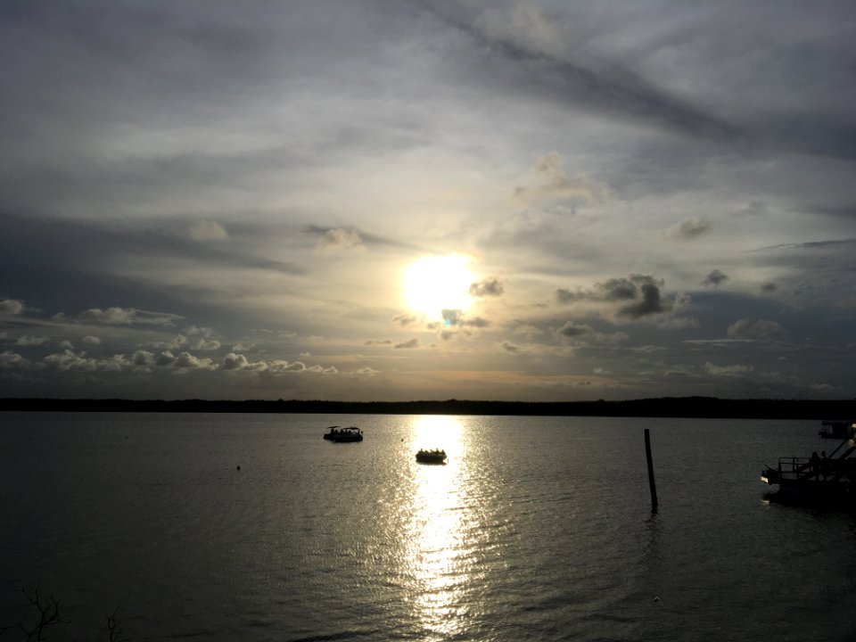 Sunset in Jacaré, João Pessoa, Brazil