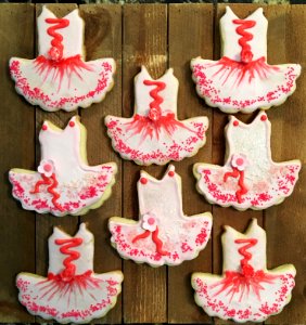 Ballet Recital Cookies