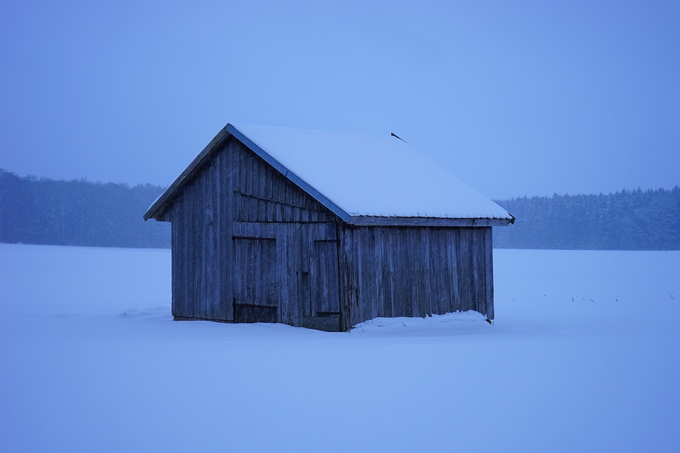 Scale wintry cold photo