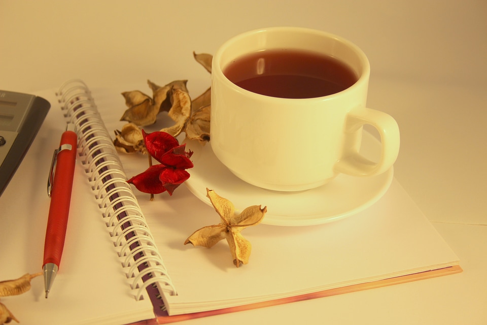 Hot herbal tea lifestyle