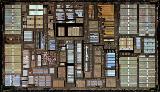 VIA C3 die shot - high resolution - stitched