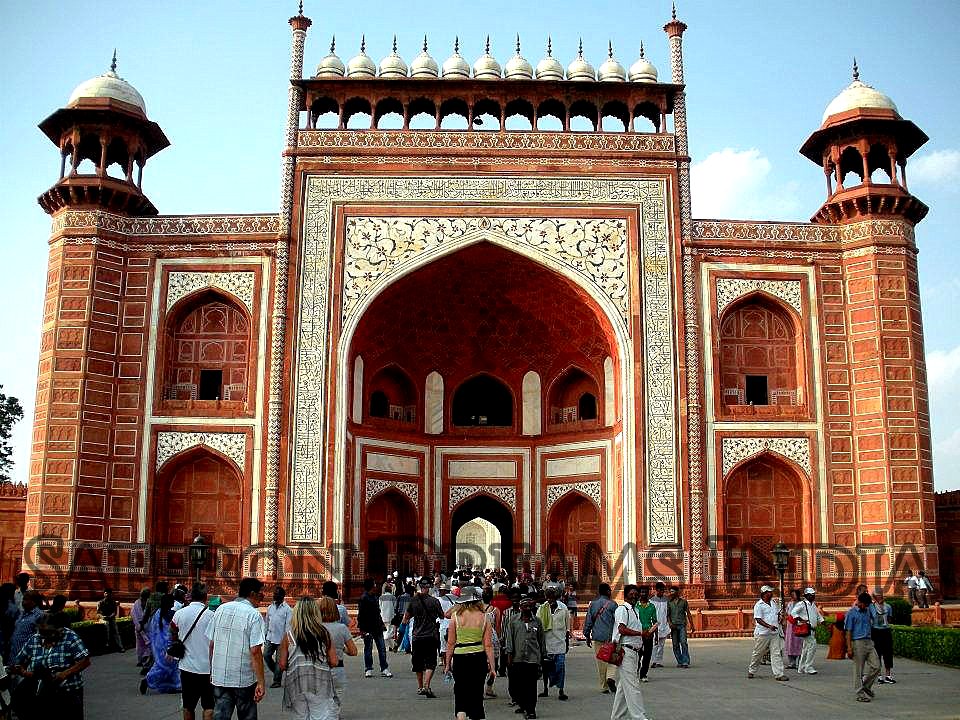 The Great Gate of Taj Mahal
