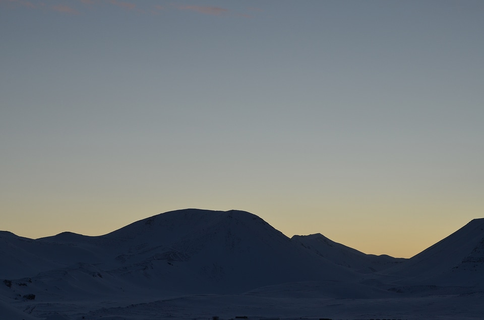 Sunset dusk hills