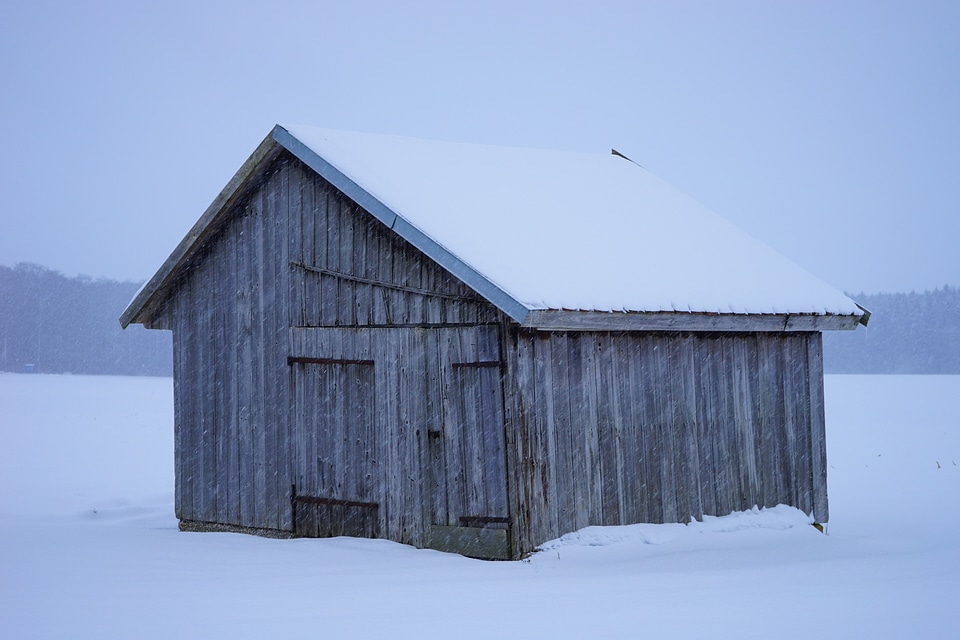 Scale wintry cold photo