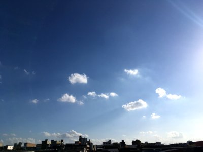 Blue Sky in Campina Grande, Brazil
