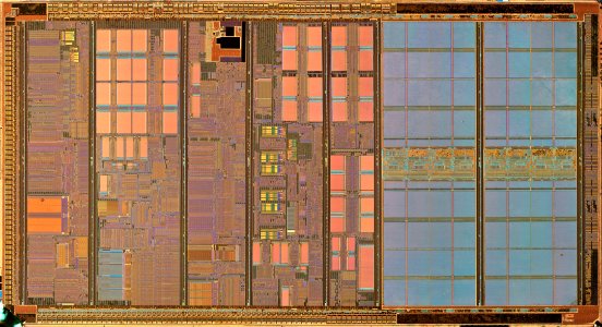 AMD Barton die shot - high resolution - stitched
