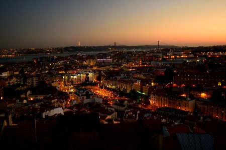 Night in Lisbon photo