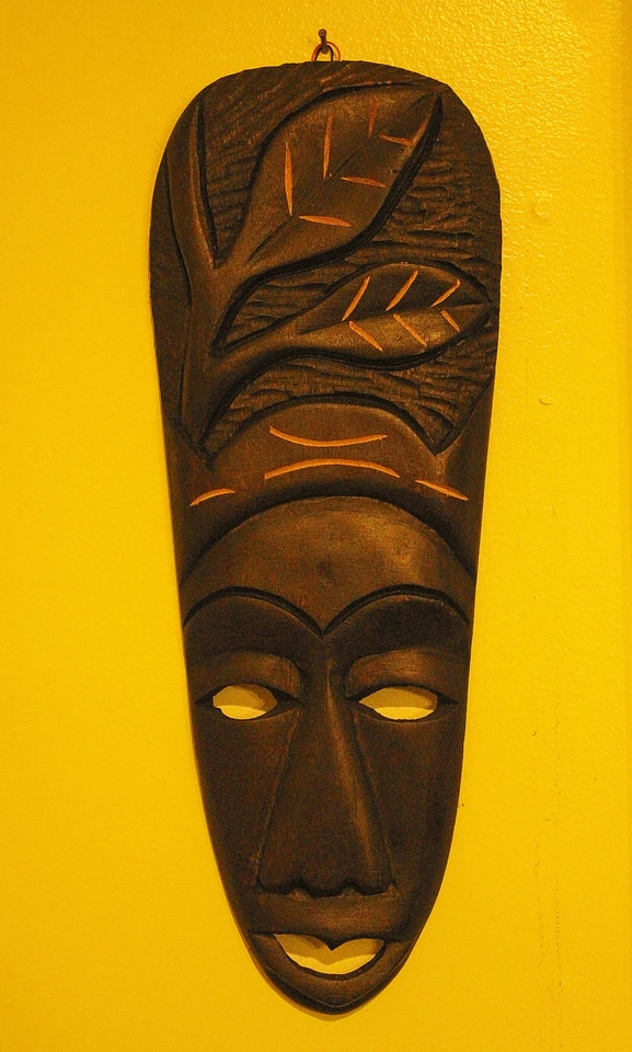 Carving ornament yellow wood