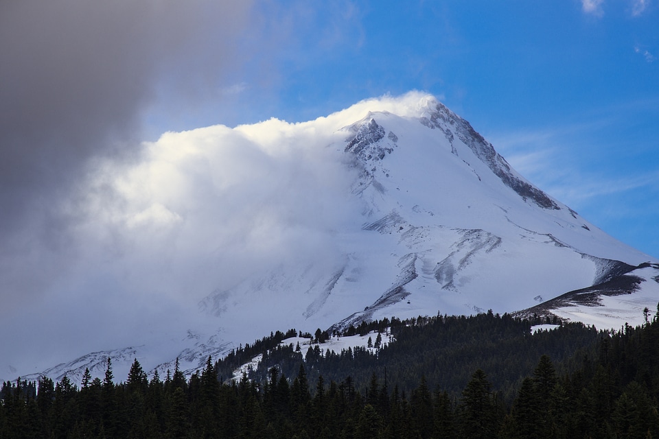 Snow mountain mountain range mountain landscape