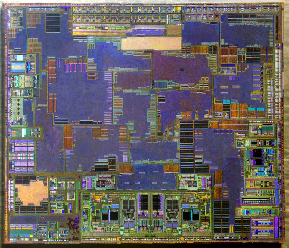 Broadcom BCM7019 STB SoC die shot