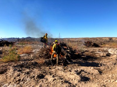 Prescribed burns near Walter's Camp