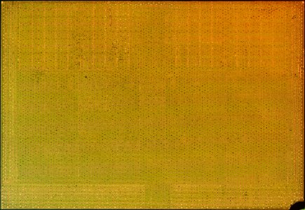 Intel Bloomfield / Gainestown die shot - top metal - high res - stitched