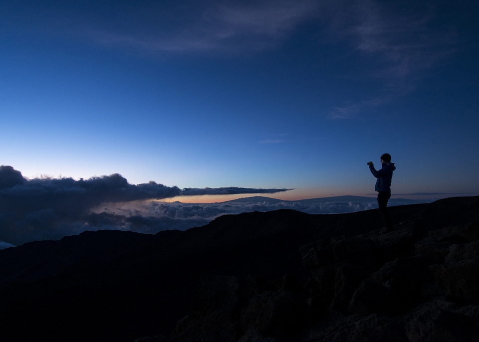 Sunrise landscape mountain