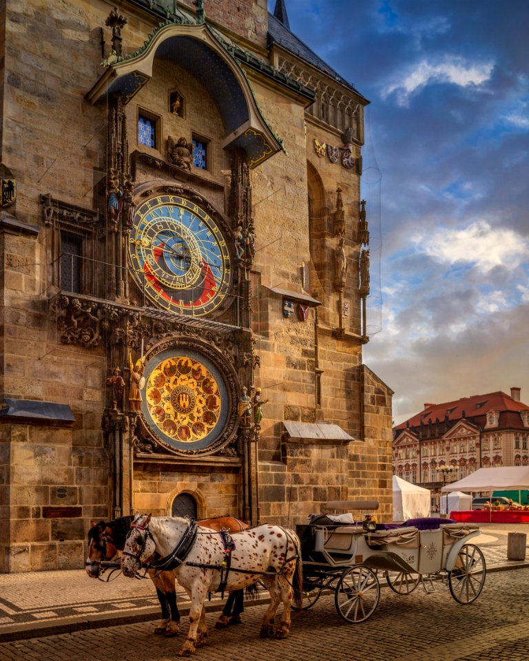 Prague astronomical clock photo