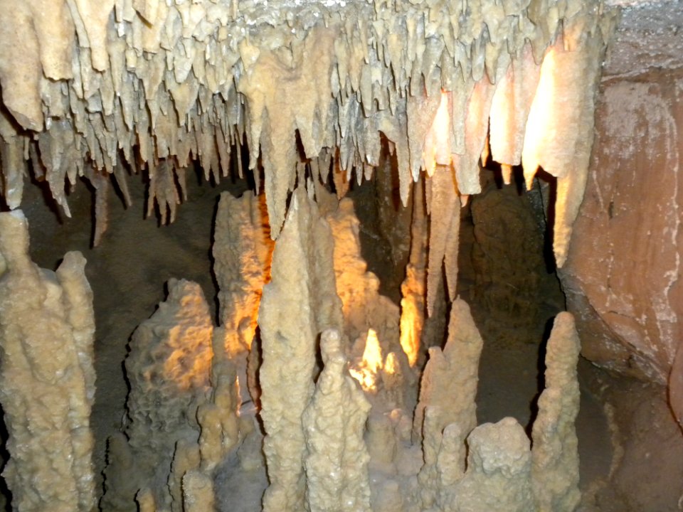 Stalagmites Meet Stalagtites