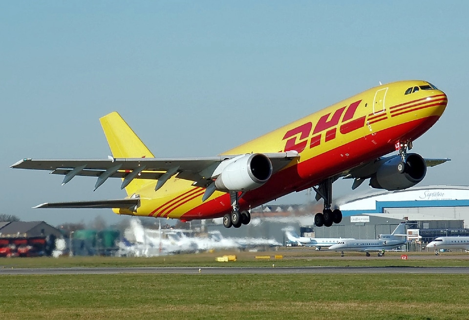 Freighter airline jet