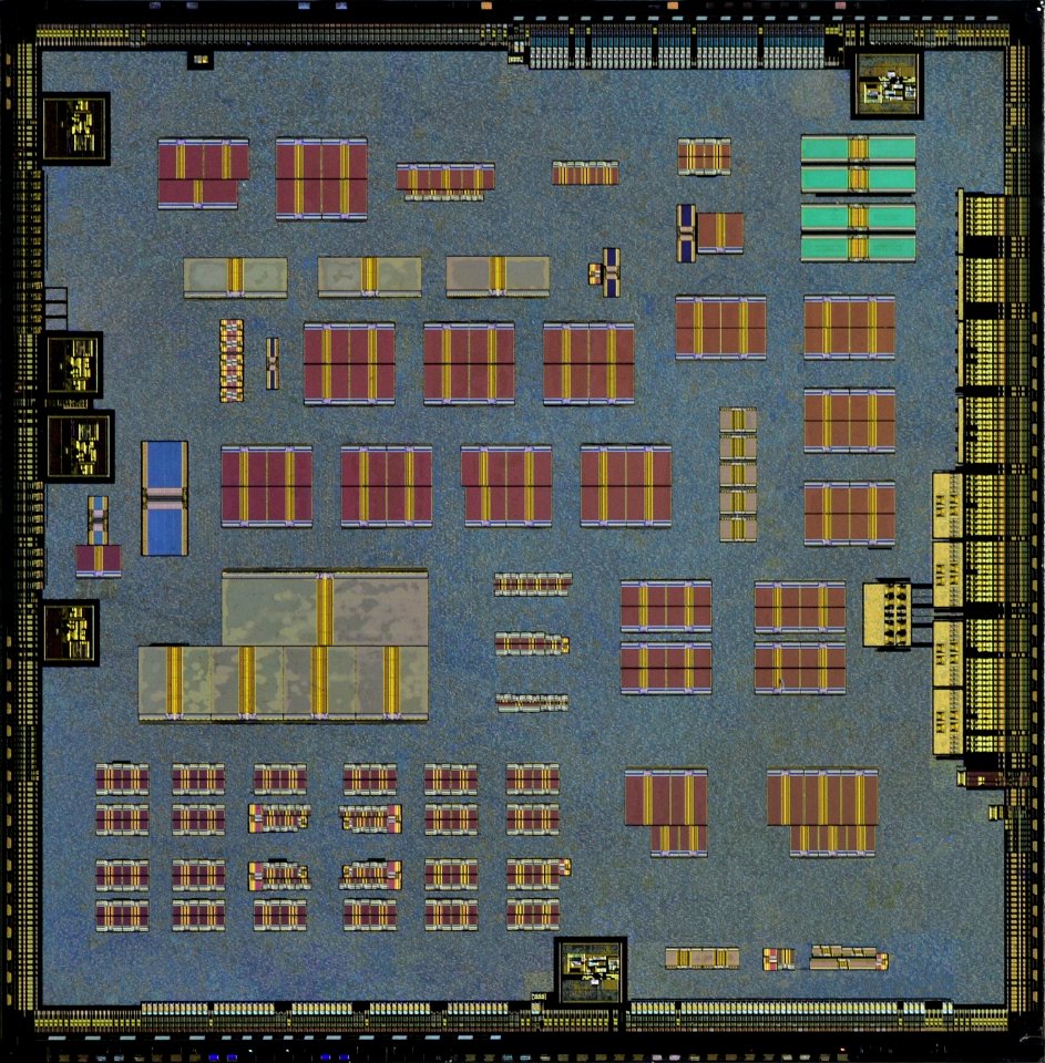 Xerox Calypso die shot - etched