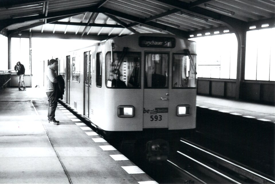 arriving train