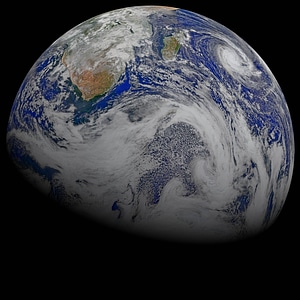 Satellite suomi npp sphere photo