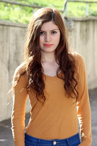 Long hair profile model