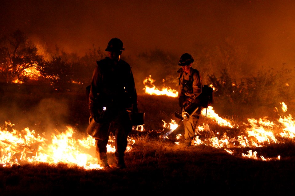 Prescribed fire on the Agua Fria National Monument
