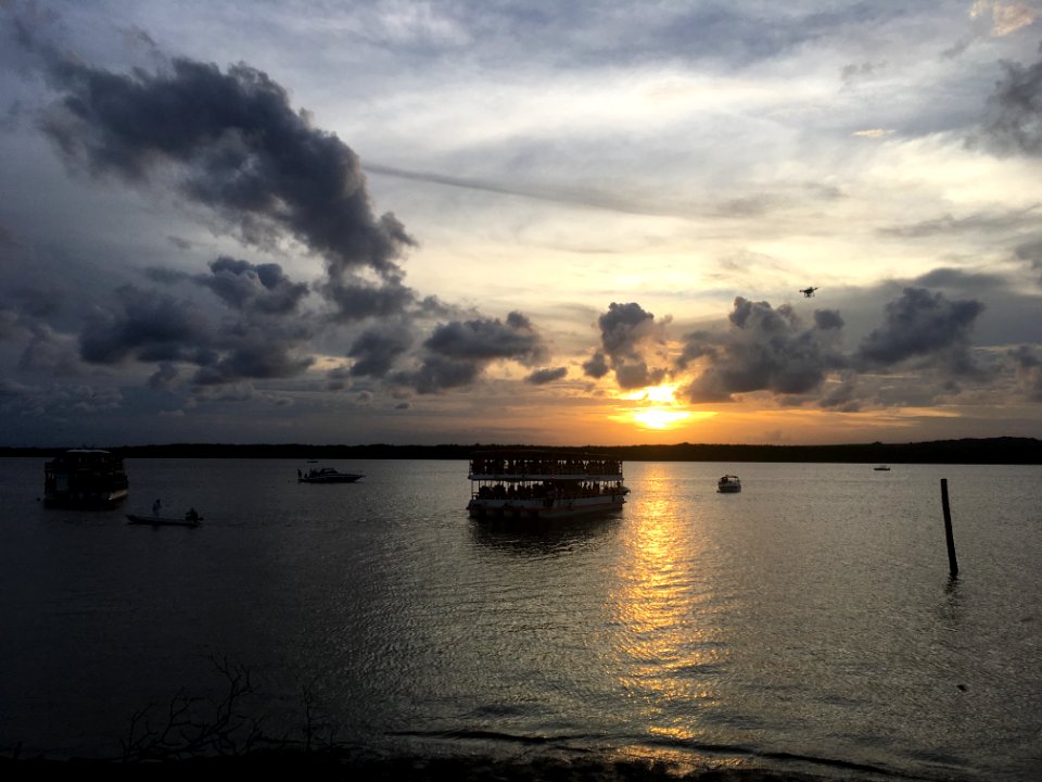 Sunset in Jacaré, João Pessoa, Brazil
