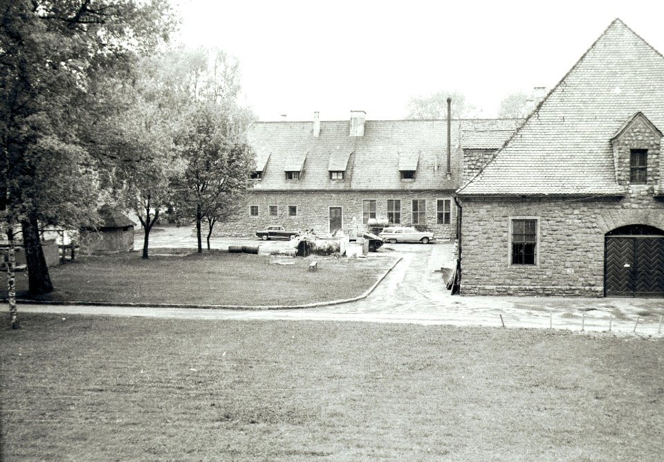 1963,...Mess hall Mansfield Kaserne  Feldkirchen Germany.   Picture taken of back of the building